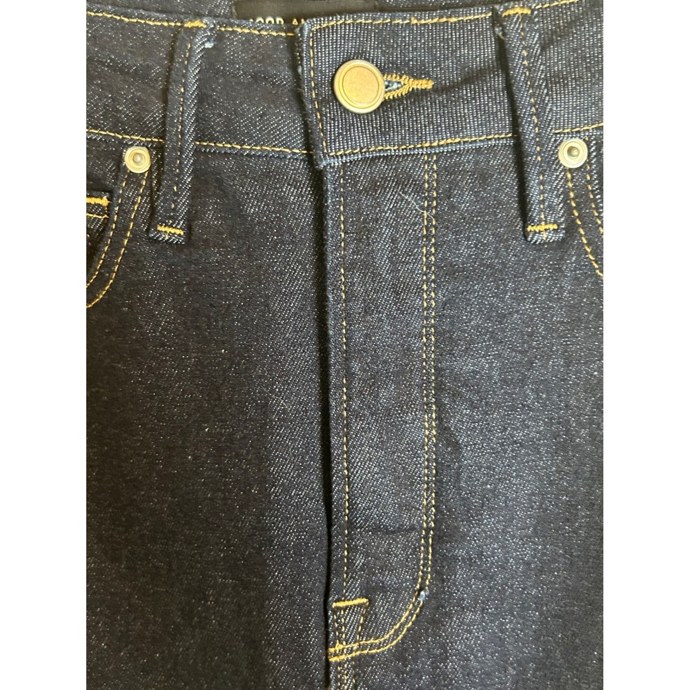 Good American Denim Skirt Womens 4/27 Blue Long Midi Front Slit High Rise - Picture 3 of 8